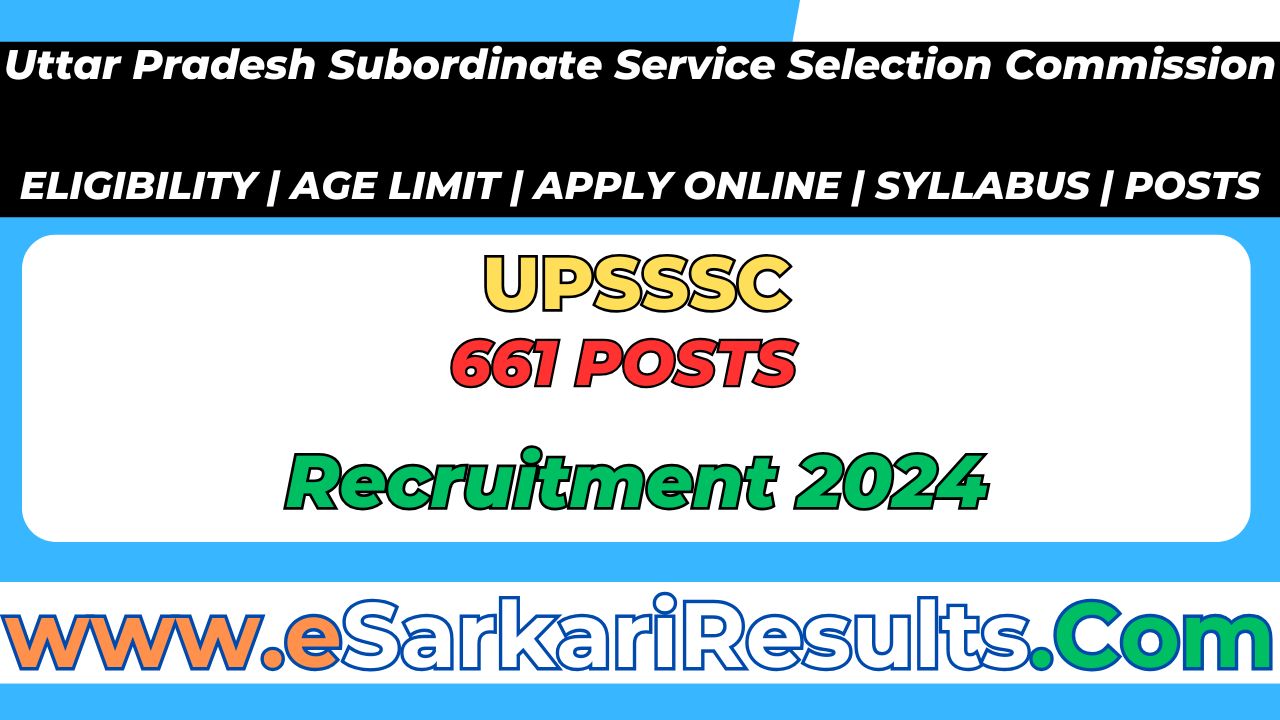 UPSSSC-Stenographer-Recruitment-2024-Apply-Online-for-661-Posts