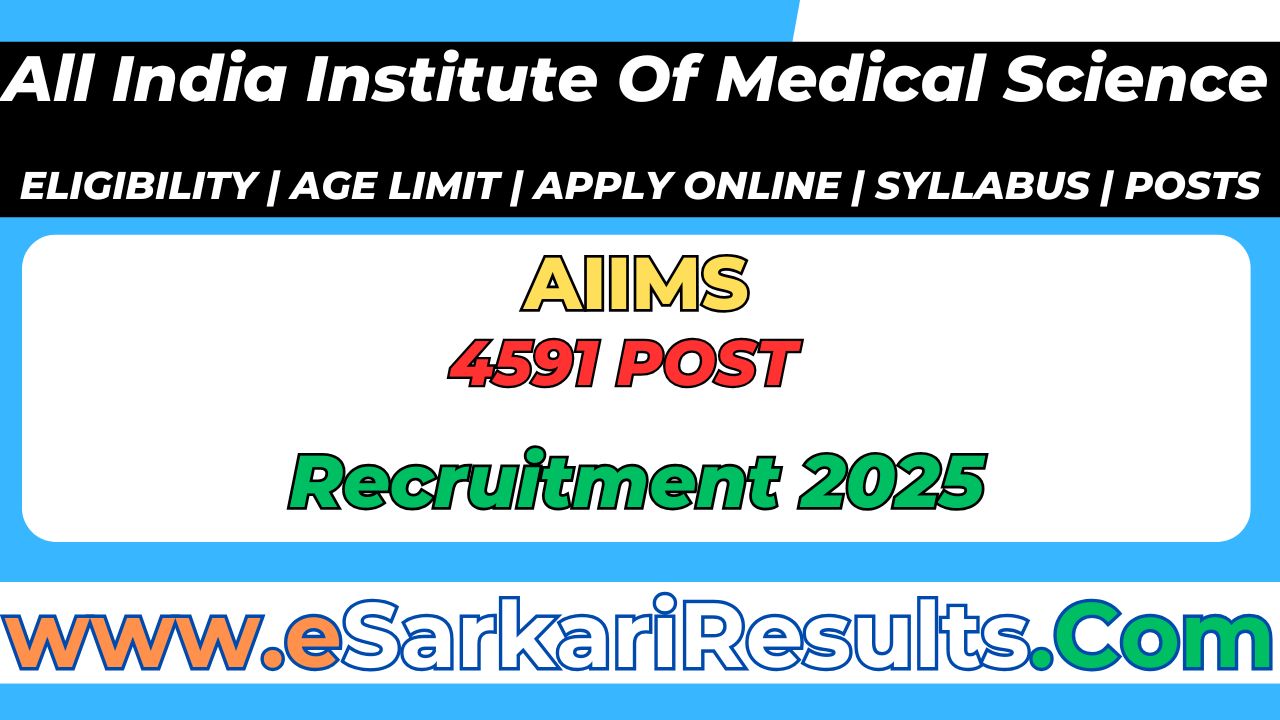 AIIMS-Group-B-C-Recruitment-2025-Apply-Online-for-4591-Posts.